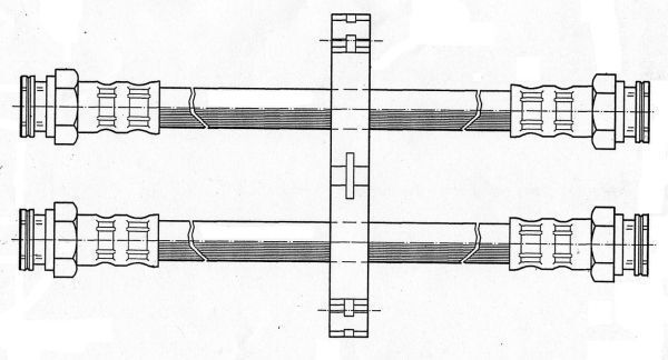 A.B.S. Bremsschlauch Sl 3942 Für Fiat