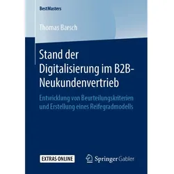 Stand der Digitalisierung im B2B-Neukundenvertrieb, Fachbücher von Thomas Barsch
