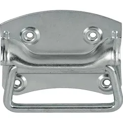 VORMANN Kistengriff H.80 mm B.100 mm STA blau verz.Löcher 4 - 001328100Z