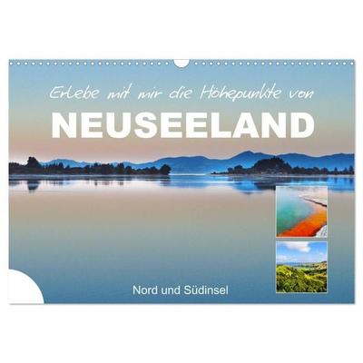 Erlebe mit mir die Höhepunkte von Neuseeland (Wandkalender 2027 DIN A3 quer), CALVENDO Monatskalender