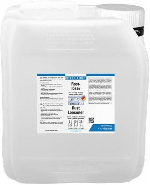 WEICON Rostlöser, Kriech- und Pflegeöl mit 6-fach Wirkung, 5 L, beige (15150005)