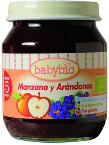 Babybio Tarrito Manzana Y Arándanos 130 Gr 130 gr