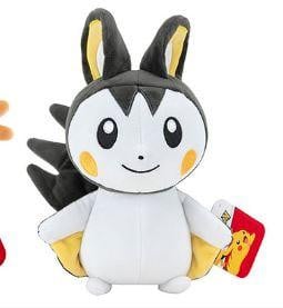 Jazwares Pluche Pokémon Emolga, 20 cm
