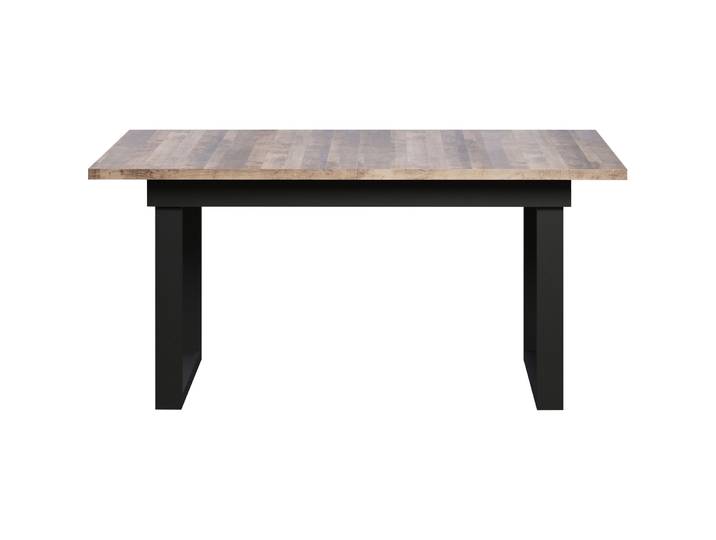Esstisch ausziehbar Fenton Holzwerkstoff Eiche dunkel B 160 T 76 cm