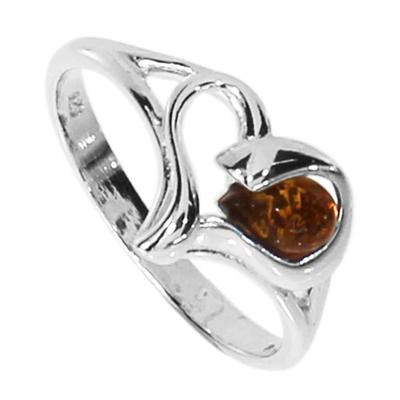 Fingerring OSTSEE-SCHMUCK "Ostsee-Schmuck Ring Herz Ring Herz" Gr. 58, silber, Fingerringe, Damen, 58 (18,5), Silber 925 (Sterlingsilber), Fingerring