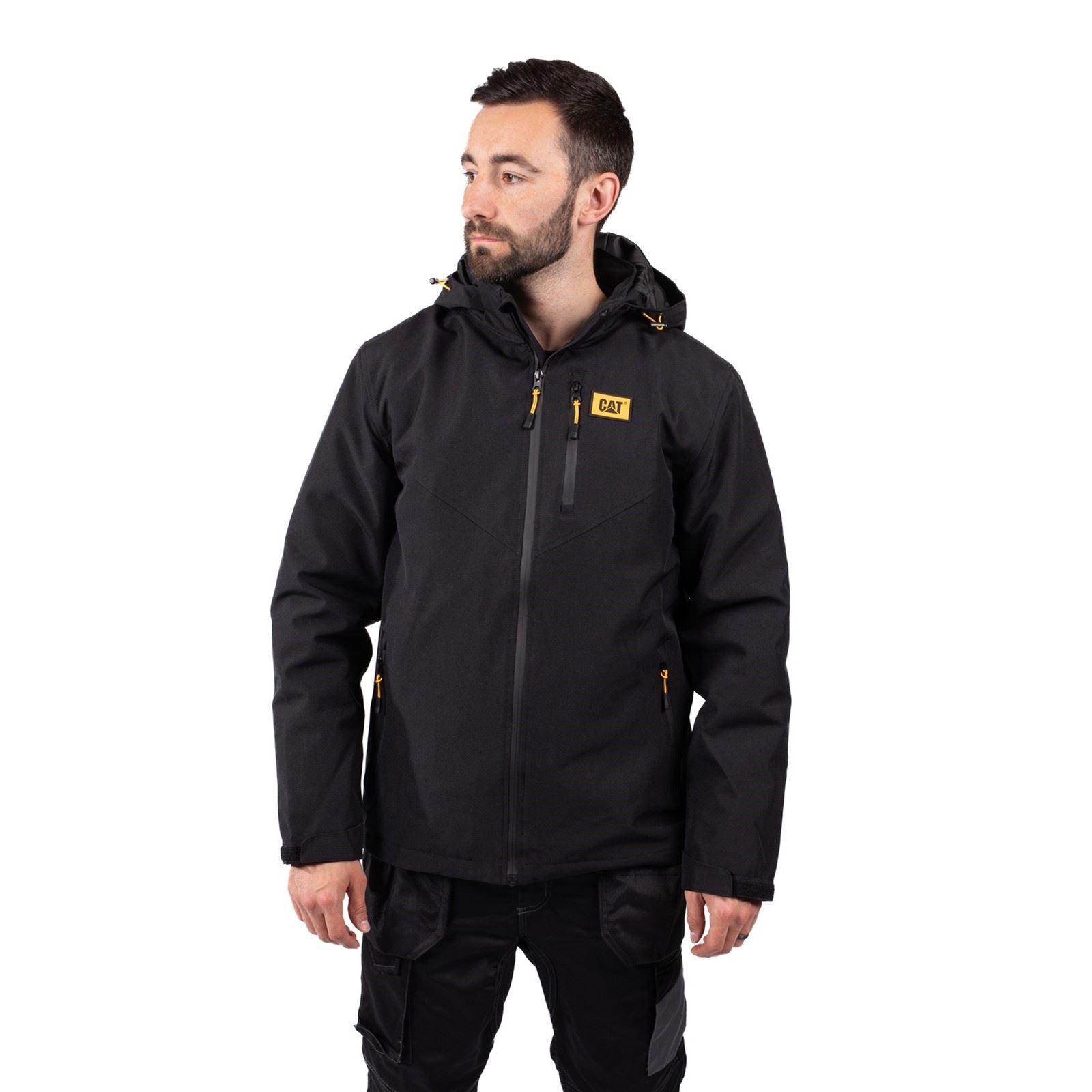 Caterpillar Leichte Isolierte Herren Schwarze Pufferjacke