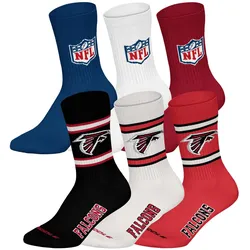 NFL 6Pack Crew Socks Unisex Socken