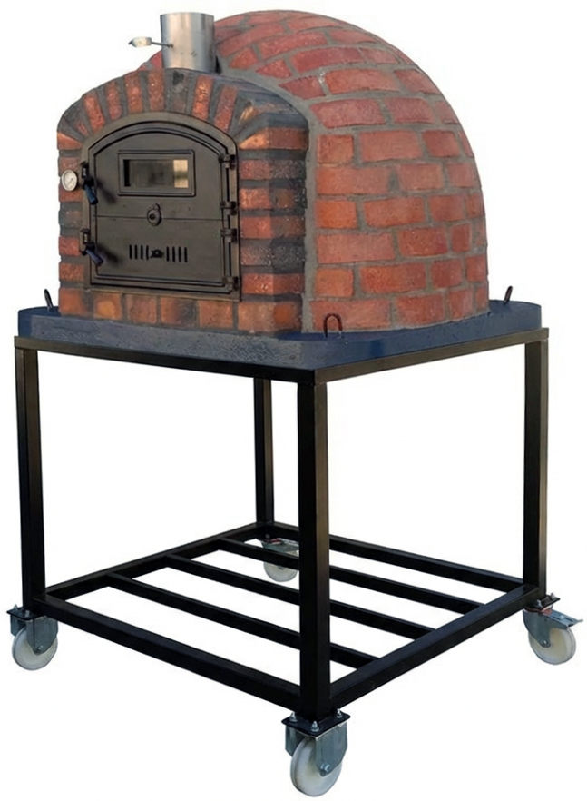 My-Barbecue Suporte/Carro para forno a lenha em tijolo AC85F - 90x90