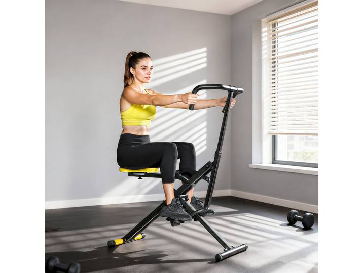 SPORTNOW Total Crunch Pliable Métal Siège Réglable Jaune