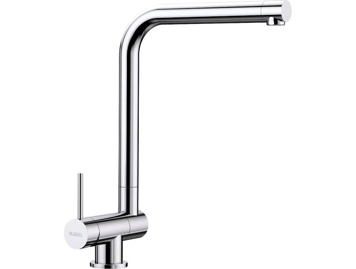 Küchenarmatur BLANCO LARESSA-F Hebel links , silber (chrom), B:12,3cm H:31,3cm, Armaturen, klappbare Vorfensterarmatur