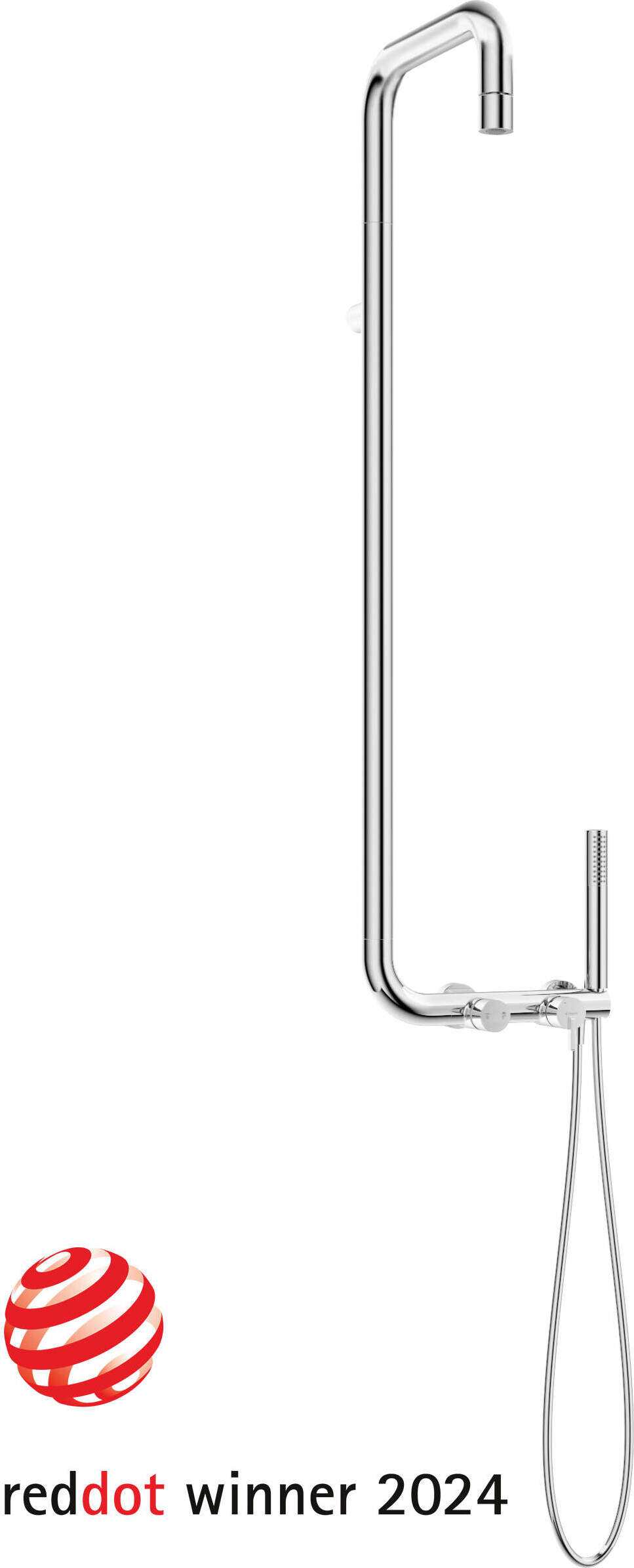 Rain shower with shower faucet