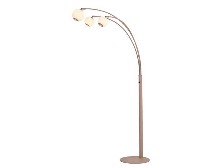 Led-Stehleuchte Luberon, Schwarzchrom, Metall, Kunststoff, Glas, 87.5x162.5x52 cm, RoHS, 3-fach schaltbar, Lampen & Leuchten, Innenbeleuchtung, Stehlampen, Stehlampen dimmbar