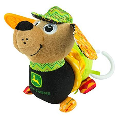 Lamaze Knuffelhond Clip & Go John Deere babyspeelgoed meerkleurig