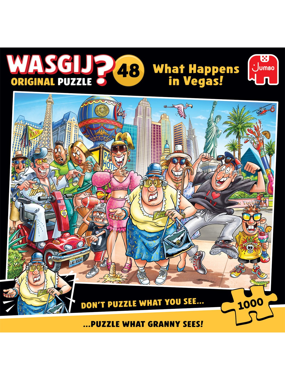 Wasgij Original 48 What Happens in Vegas! (1000)