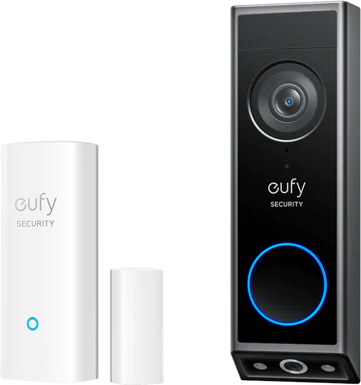 eufy Video Doorbell E340 + Entry Sensor Black