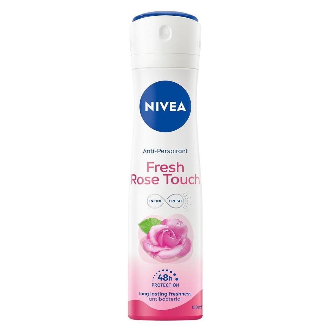 Nivea Rose Touch 48H Fresh antiperspirant spray - 150ML (Spray, 150 ml) (5900017078090)