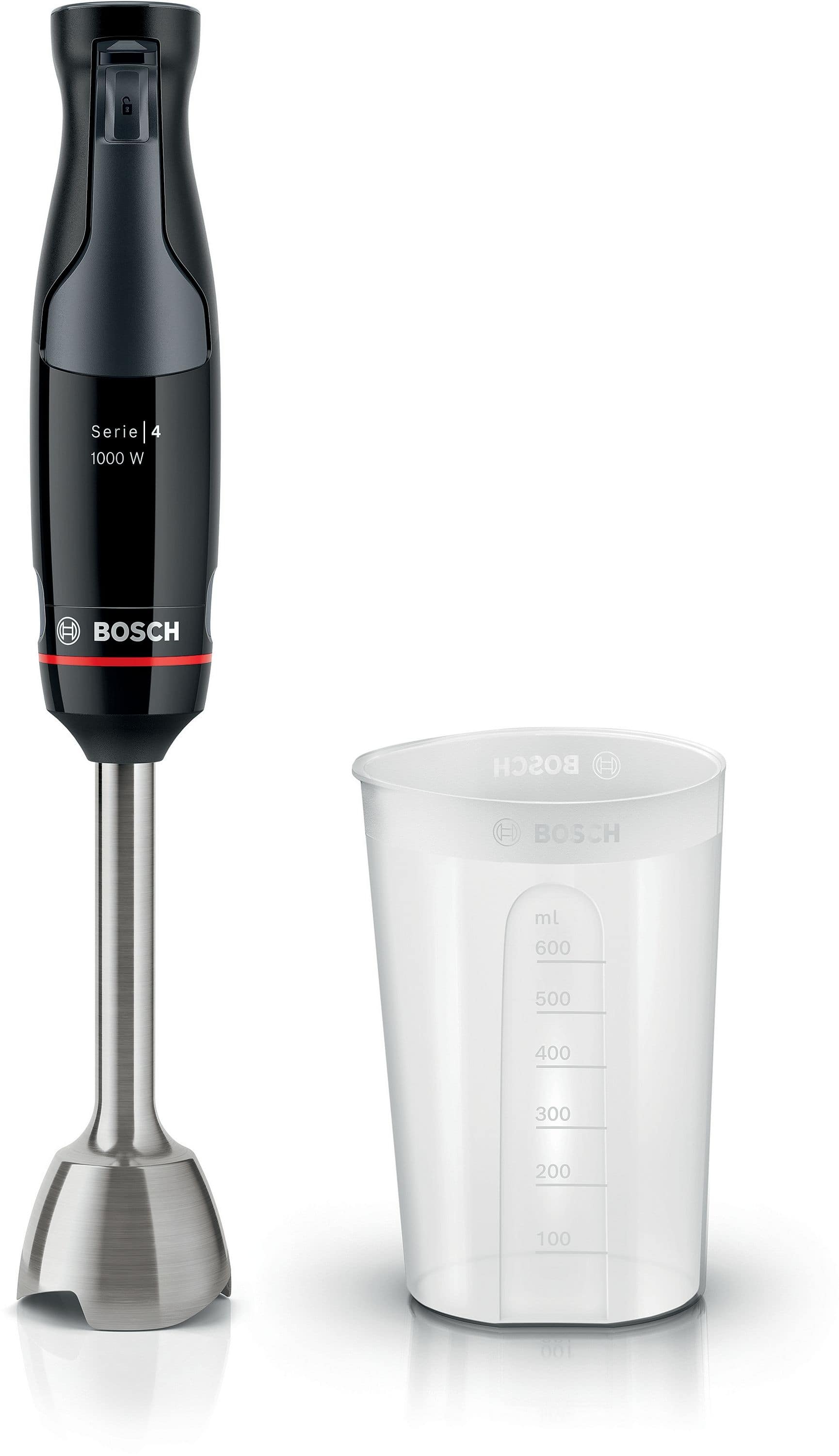 Bosch Serie 4 MSM4B610 ErgoMaster Stabmixer 1000 W (Anthrazit/Schwarz)