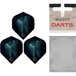 3er Pack Bullet Cage Flights blue