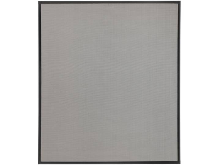 Insektenschutz-Fensterrahmen HECHT INTERNATIONAL Basic , grau (rahmen: anthrazit gewebe: anthrazit), B:120cm H:140cm, Insektenschutzgitter, Insektenschutz-Fensterrahmen