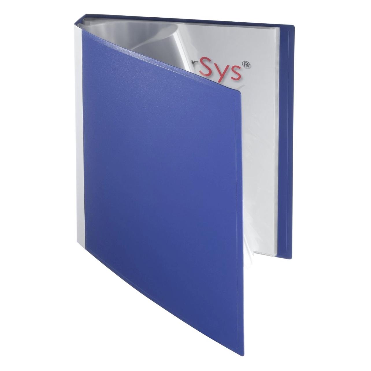 Foldersys Sichtbuch DIN A4, 40 Hüllen blau (A4) (25004-40)