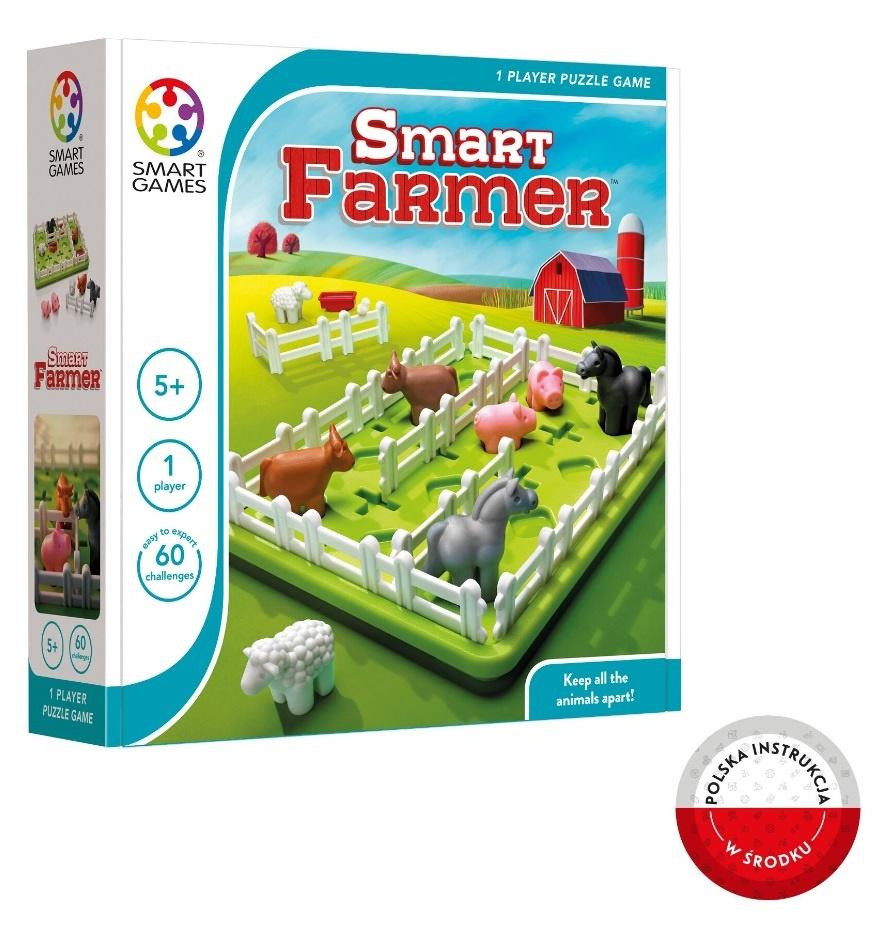 SmartGames Smart Farmer, meerkleurig spel voor kinderen vanaf 5 jaar