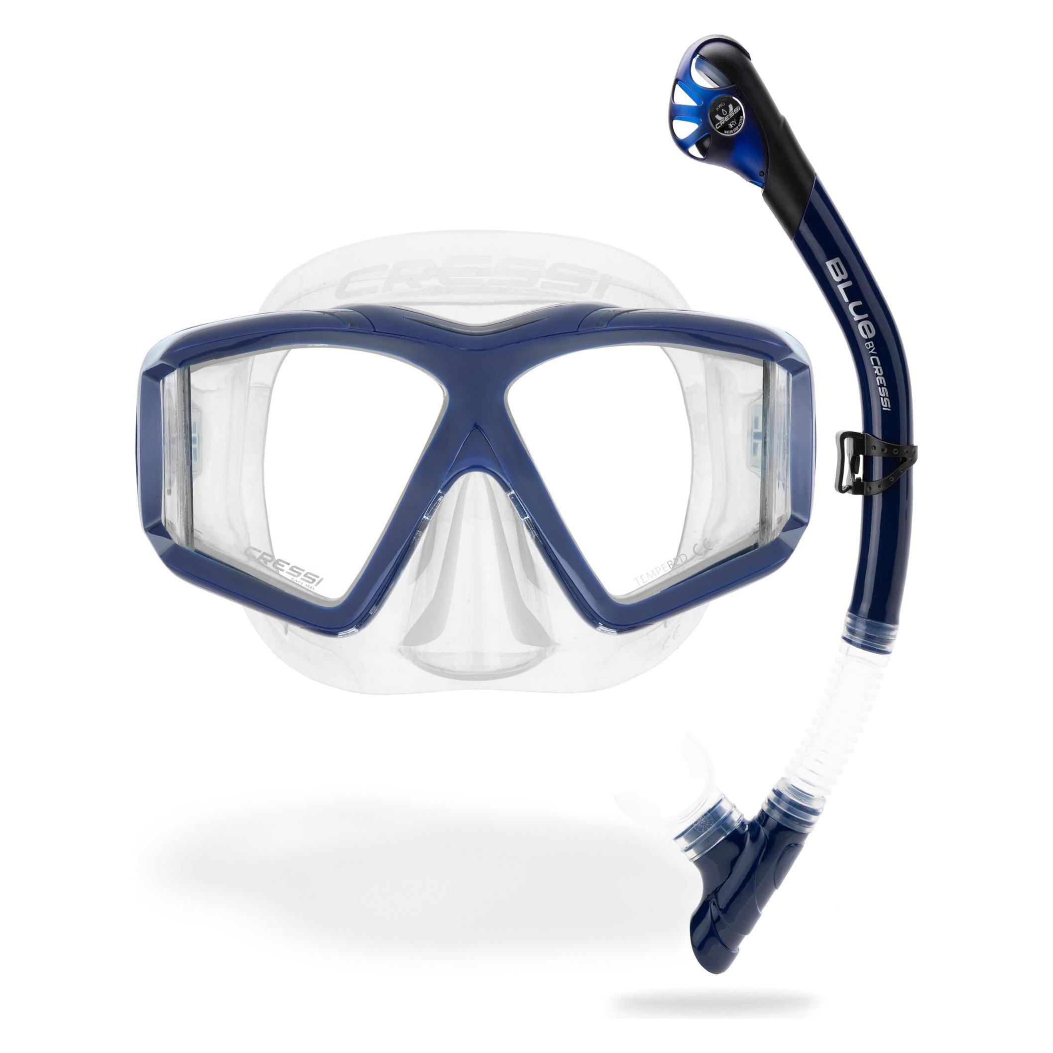 Cressi Horizon + Scilla Schnorchel-Kombiset (DM570027)