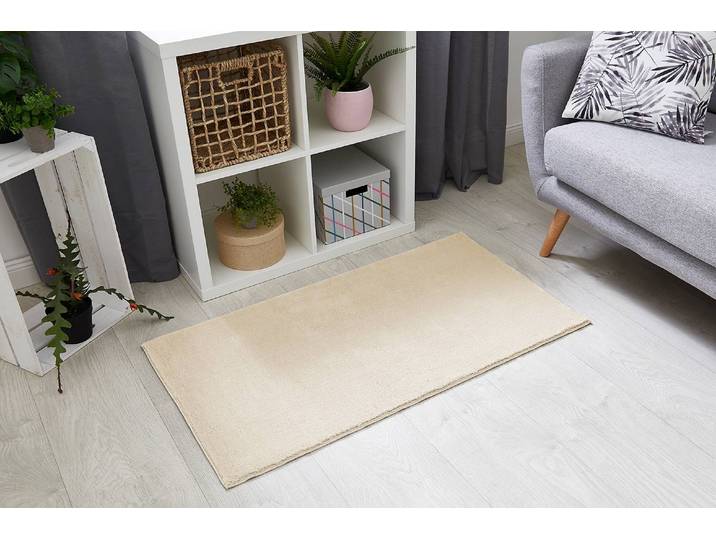Hochflorteppich Arezzo 60 x 110cm Beige/Beige