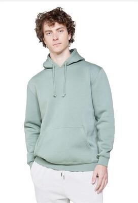 Lane Seven LS19001 Heavyweight Pullover Hooded Sweatshirt in Sage size Small   Cotton/Polyester Blend