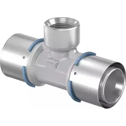 Pressfitting S-Press T-Stück mit IG Uponor (Ausführung: 40 - 1/2'' IG - 40)
