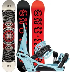 GNU LADIES CHOICE 2026 inkl. NIDECKER SUPERMATIC escape cyan - 145,5 | L