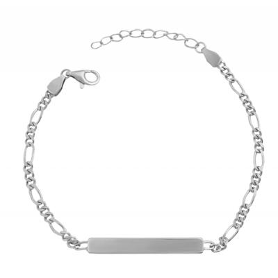 Silberarmband ADELIA´S "Unisex Armband aus Silber" Gr. 14, silber, Armbänder, Damen, 14, Silber 925 (Sterlingsilber), Silberarmband