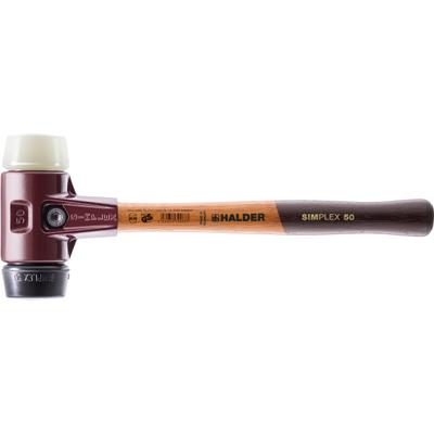 SIMPLEX-Schonhämmer, mit Stahlgussgehäuse und hochwertigen Holzstiel Ø=50 mm 3028.050