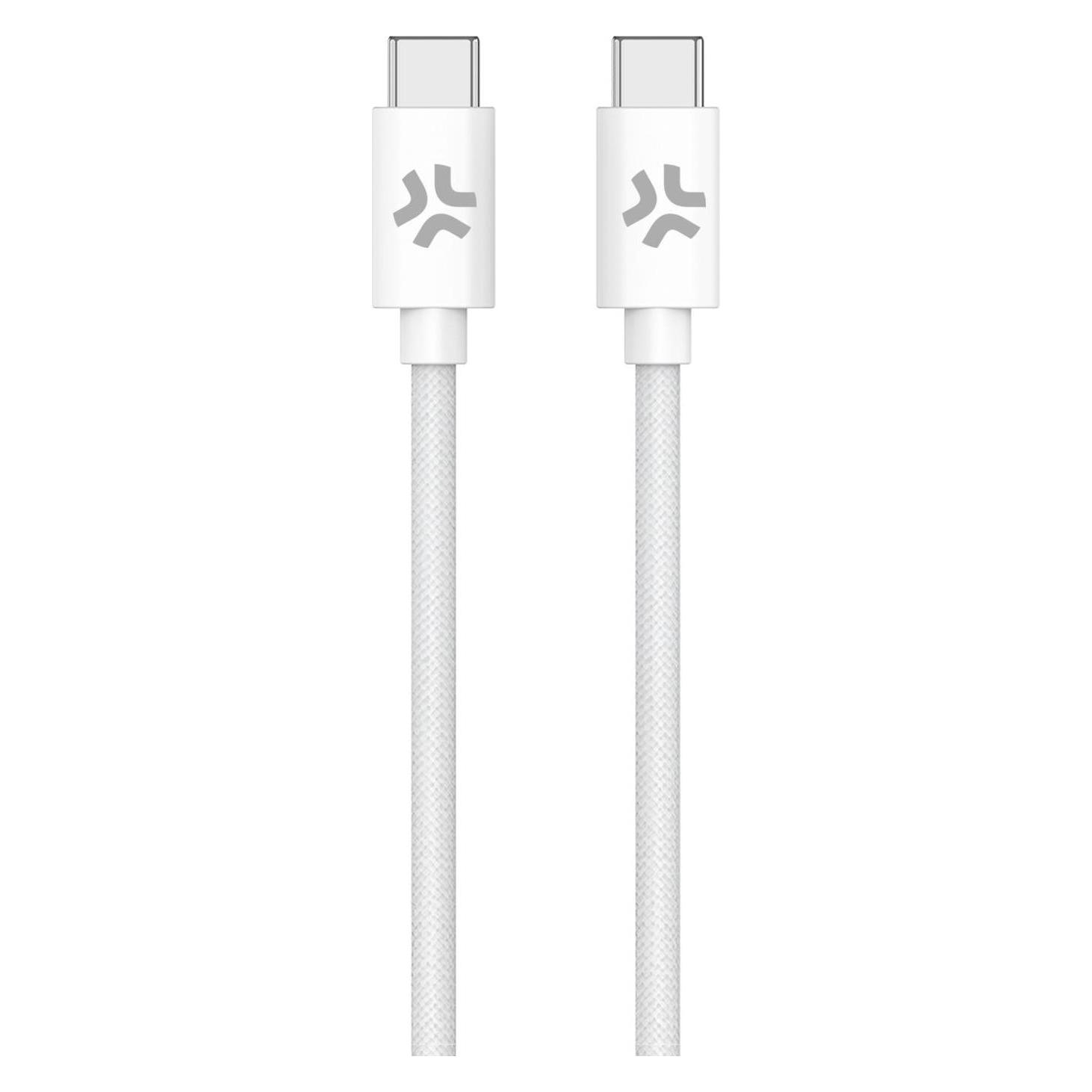 Celly Usb-C zu Usb-C Kabel 1.5mt (1.50 m, USB 2.0, 60 W) (USBCUSBCCOTTWH)