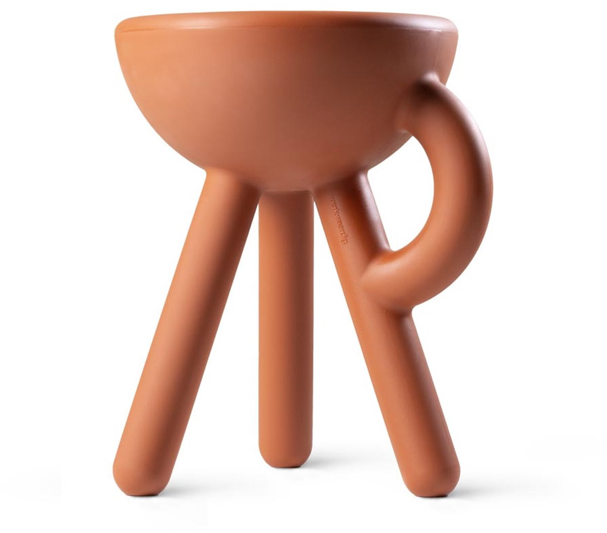 Tubby kruk Terracotta - Design krukje en bijzettafel
