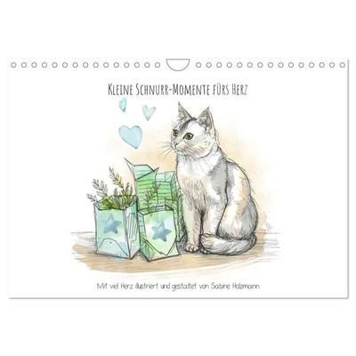 Kleine Schnurr-Momente fürs Herz (Wandkalender 2027 DIN A4 quer), CALVENDO Monatskalender