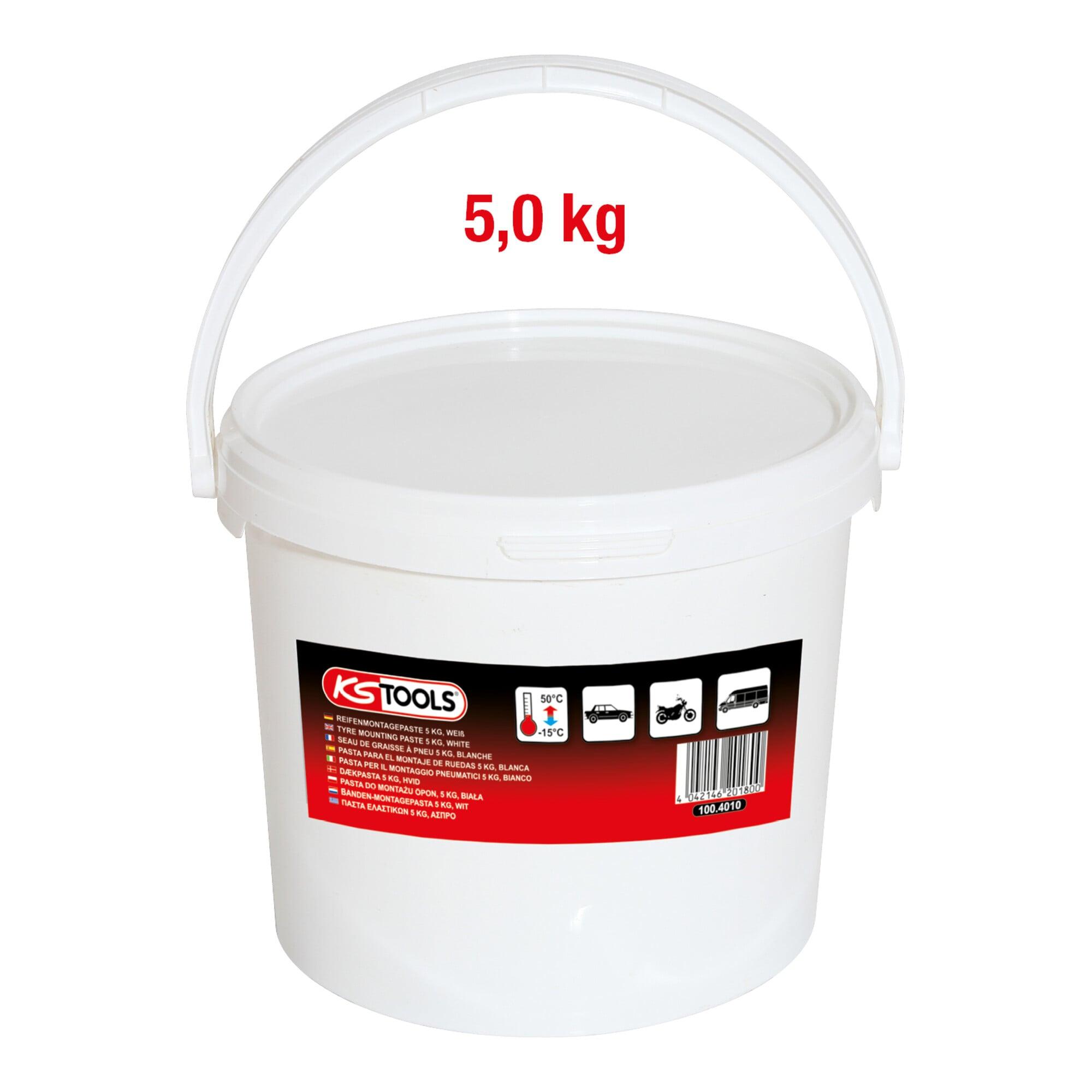 KS Tools Reifenmontagepaste 5 kg, weiß (100.4010)