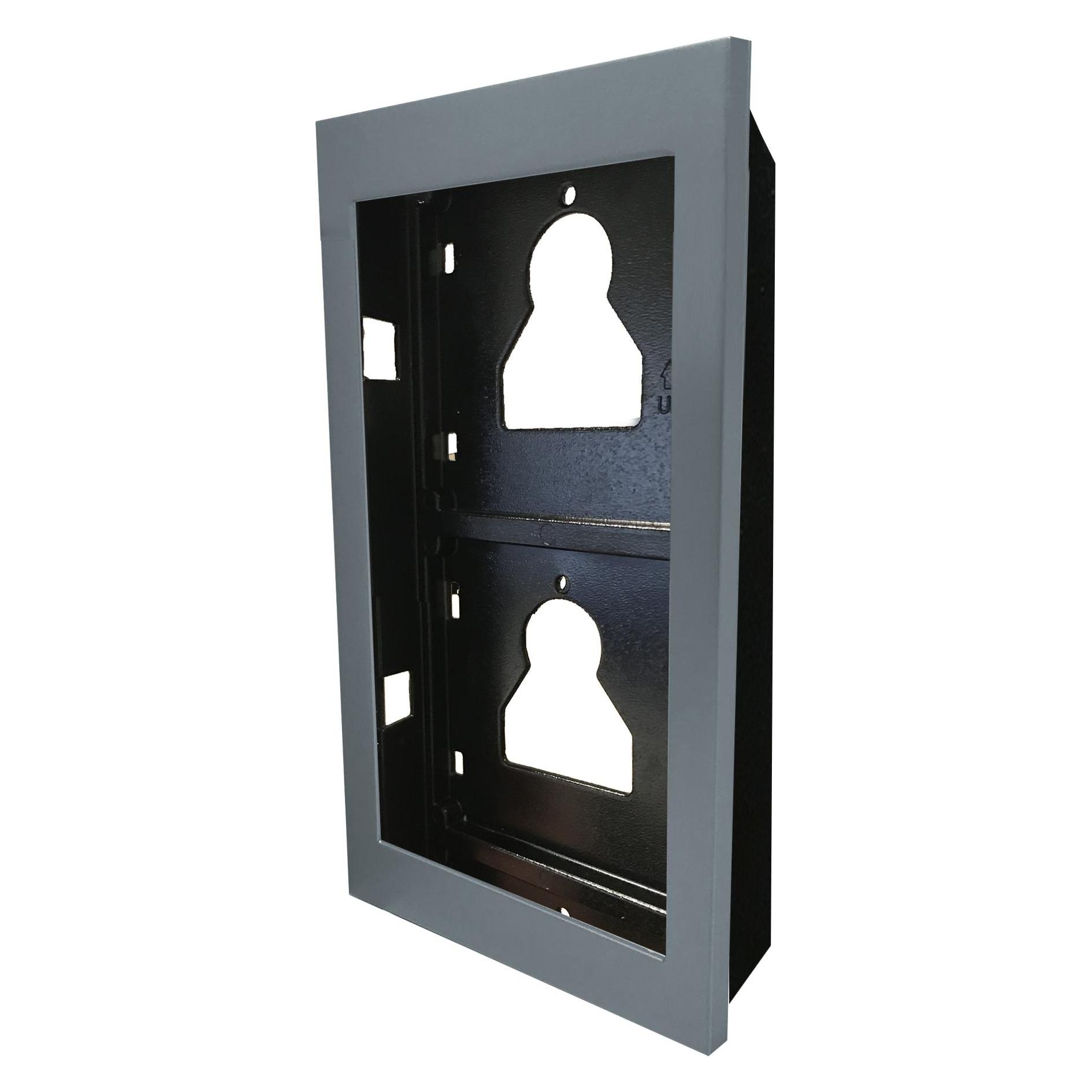 Comelit Montagerahmen Ultra unterputz 2 Module Alu (UT9162)