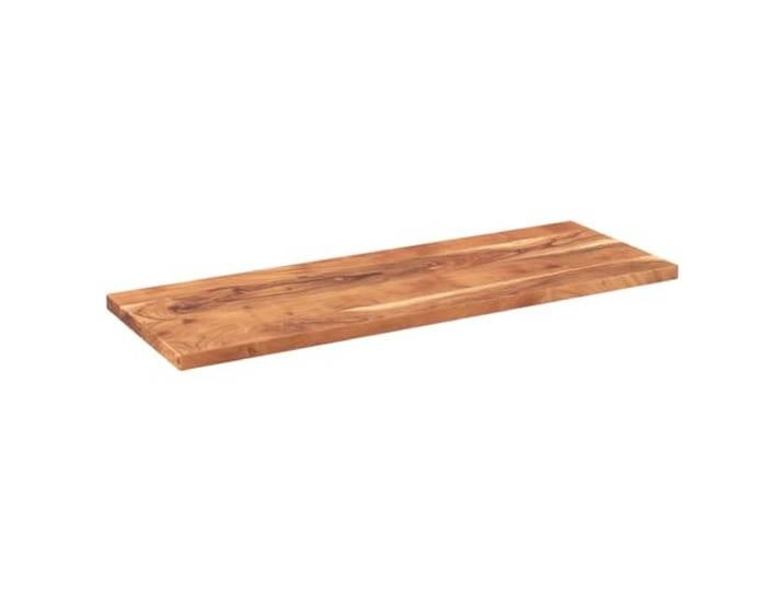 SKTQYQO Rechteckige Tischplatte aus Massivholz Akazie 160 x 50 x 3,8 cm Natürliche Oberfläche, leicht zu reinigende Oberfläche, rustikales Design, Couchtisch oder Service