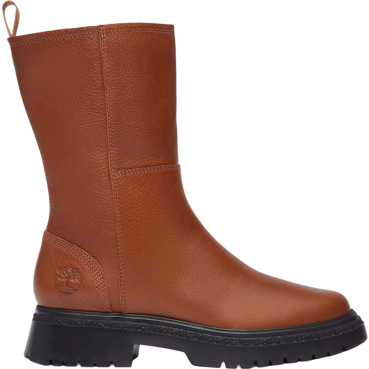 Timberland Womens Tall Zip UP Boot rust full grain 7 Wide Fit TB0A43C8EM61-7-Wide Fit