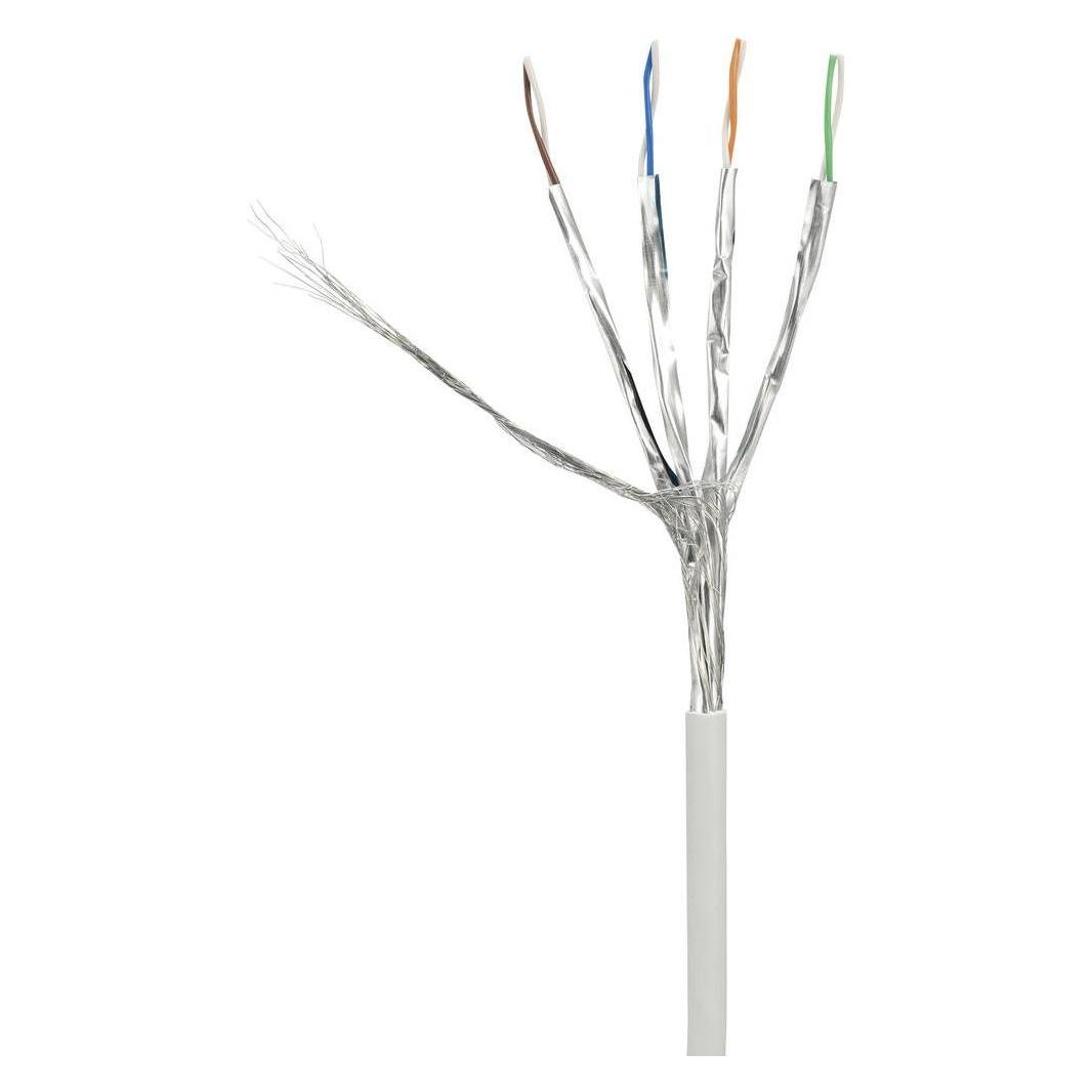 Renkforce RJ45 Netzwerk Anschlusskabel S/FTP 5 m Grau mit Rastnasenschutz, Flammwidrig (S/FTP, CAT6a, 5 m) (1383290)