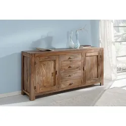 WOLFMÖBEL Sideboard Yoga 6567 Holz Braun Sheesham