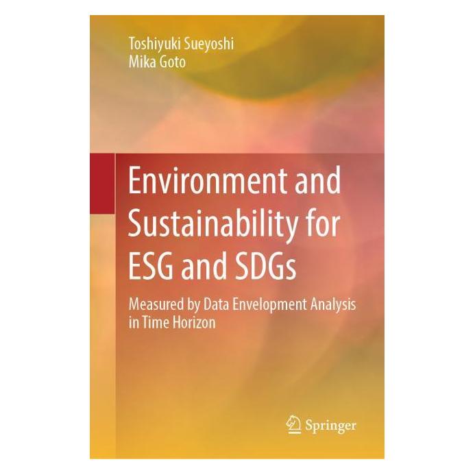 Springer Environment and Sustainability for ESG and SDGs (Englisch, Hardcover, Mika Goto, Toshiyuki Sueyoshi) (71878914)