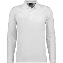 Soft Knit Polo Knopf Langarm Herren Poloshirt