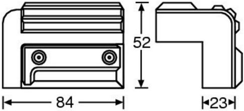 Adam Hall 4009 Cabinet Corner plastic