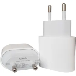 PowerRay Schnellladegerät (20 W), USB Ladegerät, Weiss