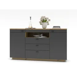 Wohnconcept Sideboard Paola Dekor Grau Graphit