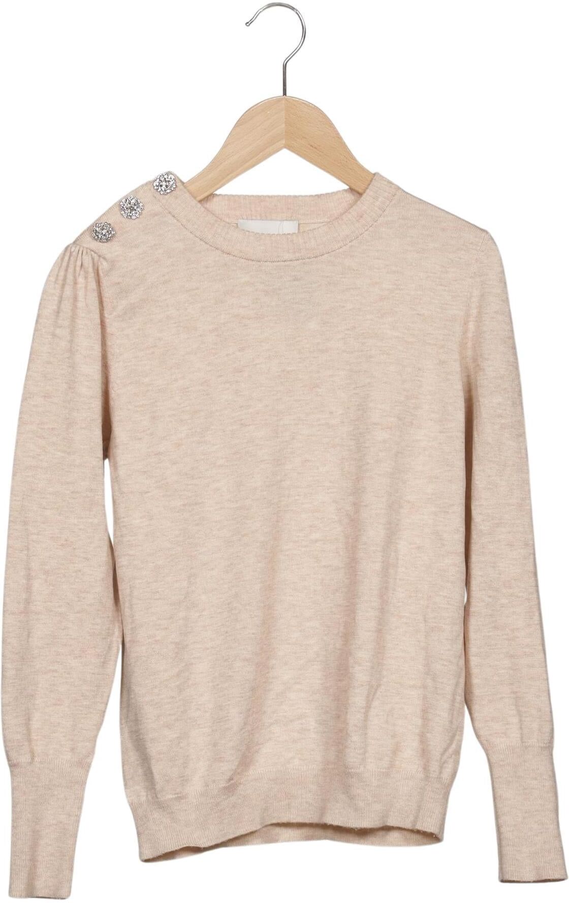 NEO Noir Damen Pullover, Beige, Gr. S, Synthetik / Wolle - Second Hand