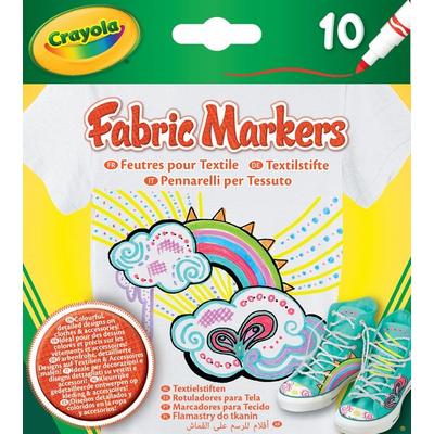 CRAYOLA - 10 Textilstifte