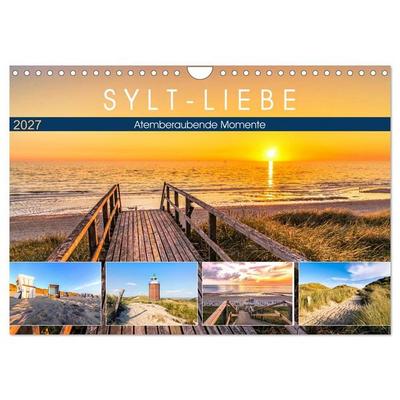 SYLT-LIEBE Atemberaubende Momente (Wandkalender 2027 DIN A4 quer), CALVENDO Monatskalender