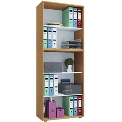 VCM Aktenregal »Lona« 5 OH braun, 70x178x40 cm